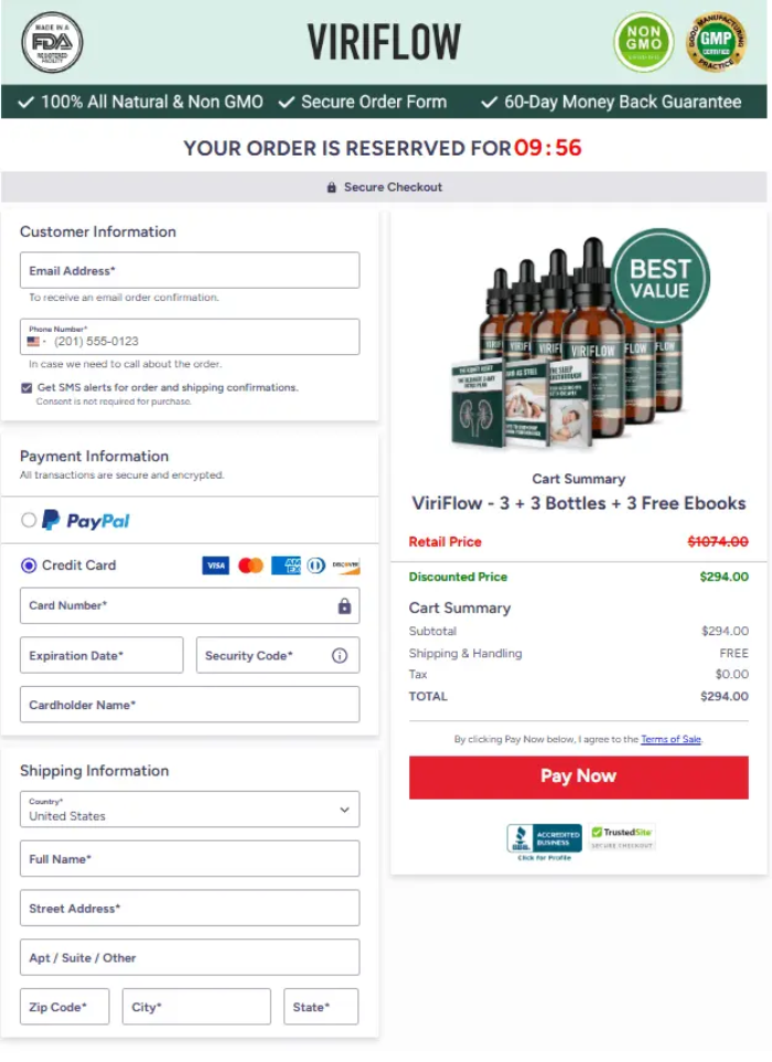 viriflow order